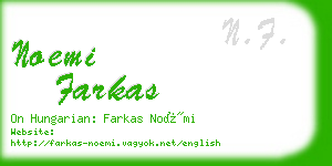 noemi farkas business card